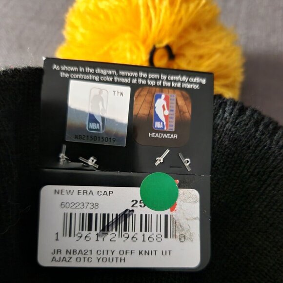 Utah Jazz Beanie Toque Hat Youth OS NBA Basketball - Picture 3 of 4